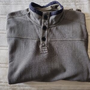 Carbon 2 Cobalt Long Sleeve Pullover Shirt - Large